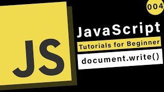 JavaScript Basics - document.write()