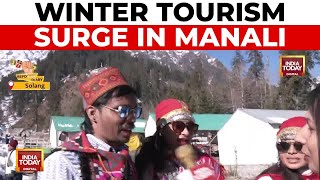 Tourists Flock To Snowy Manali And Solang Valley As Temperatures Plummet | India Today