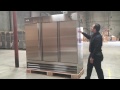 three door  FREEZER Commercial