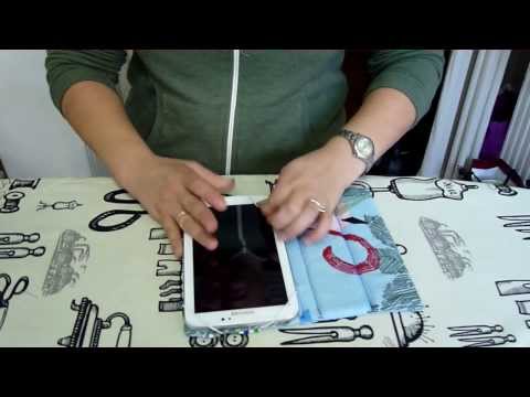 How to make a tablet cover How to make a tablet cover