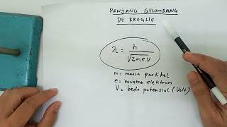 SOAL FISIKA PANJANG GELOMBANG DE BROGLIE PART 3 DAN JAWABANNYA