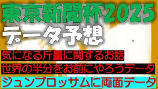 東京新聞杯2025　データ予想