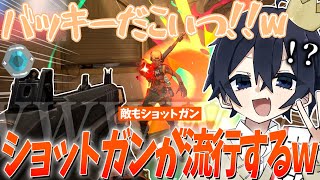 ショットガンの面白さに気づいてしまい相手とショットガン流行の負けられない戦いが始まるwww【ヴァロラント】【切り抜き】