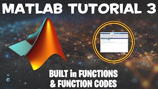 Matlab Tutorial 3 - Built in functions and function codes #matlab #programming #engineering