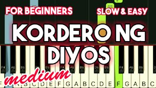 CATHOLIC SONG ( HOLY MASS ) - KORDERO NG DIYOS | SLOW & MEDIUM PIANO TUTORIAL