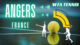 Tennis WTA Angers France Tauson vs Kalinina #Shorts