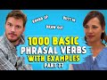 1000 Basic PHRASAL VERBS | Part 37 | Draw Out, Round Up..