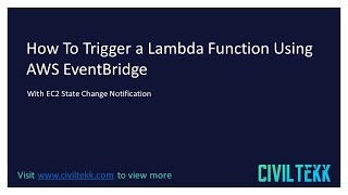 How To Run Python Scripts Using AWS EventBridge Custom Event Pattern Demo | Serverless | Python