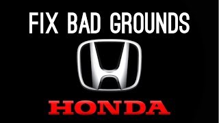 Fix Bad Grounds on a Honda