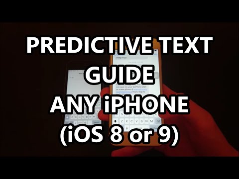 How to Turn On Predictive Text if Bar Missing - Any iPhone iOS 9 