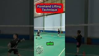 Master the Forehand Lifting Technique! Avoid These Common Mistakes #badminton #badmintonbattle