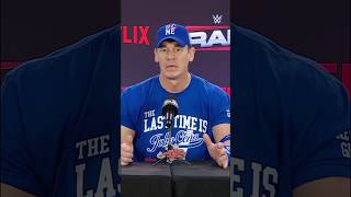 John Cena shares what to expect from him during his Farewell Tour 👀 #RAWonNetflix #WWERaw