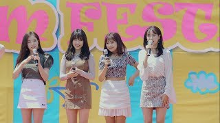 [4k] 190505 에이프릴 - 스테이지 인터뷰 직캠 (April stage interview Fancam) 인천 동구 어린이 드림 페스티벌