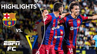 Barcelona vs. Cadiz | LALIGA Highlights | ESPN FC