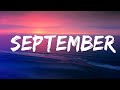 Earth, Wind & Fire - September (Lyrics) Lyrics Video