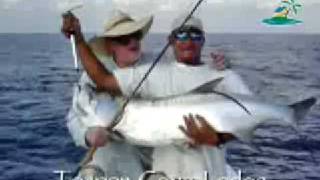 Landing A Nice Tarpon In Belize