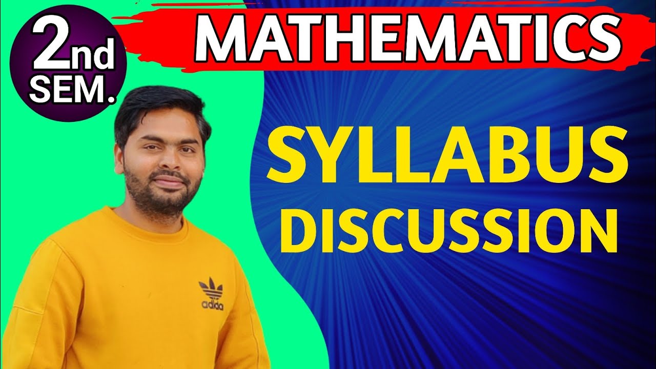 Syllabus | B.Sc.2nd Sem Maths | Bsc 2nd Sem Maths | Matrices & Diff ...