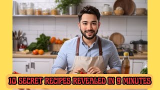 10 Secret Recipes Revealed in 9 Minutes