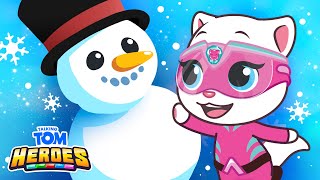 Heroic Winter Missions ❄️ Talking Tom Heroes Cartoon Collection