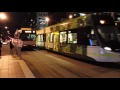 B class and E class tram at Parliament