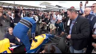 Nigel Mansell's comments on Sebastian Vettel driving his FW14B | British gp  2022