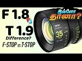 F-stop vs T-stop What is the difference? Simple Explanation in Tamil Photography | MirrorME Studio