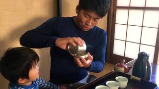 森木農園 新茶の入れ方講座 深蒸し茶 濃いお茶 子どもと一緒