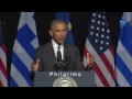 President Obama on #Philotimo during his Athens visit.