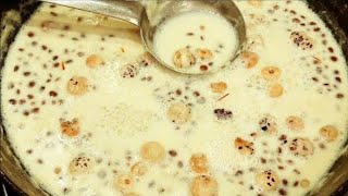 मखाना चिरोंजी खीर | Makhana chironji or charoli Kheer | Sweet | Dessert | lotus seeds \u0026 milk pudding