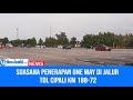 Suasana Penerapan One Way di Jalur Tol Cipali Mulai KM 188 Hingga 72