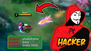 Braxy Meet DAMAGE HACKER in Ranked?! | WHO WIN? - Mobile Legends