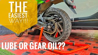 How to Clean and Lube Your Bike's Chain Properly | Malayalam | കുറഞ്ഞ ചിലവിൽ❗| Motoblitz