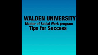 Master of Social Work at WALDEN University