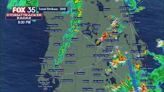 Tracking severe weather: Friday evening storms impacting Central Florida