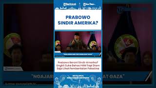 SHORT | Baru 1 Hari Dilantik Jenderal 4, Prabowo Sindir Amerika?