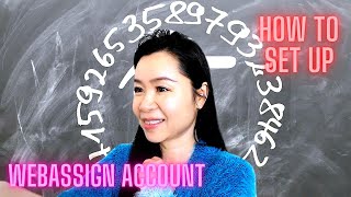 How to set up your WebAssign Cengage account HD 720p