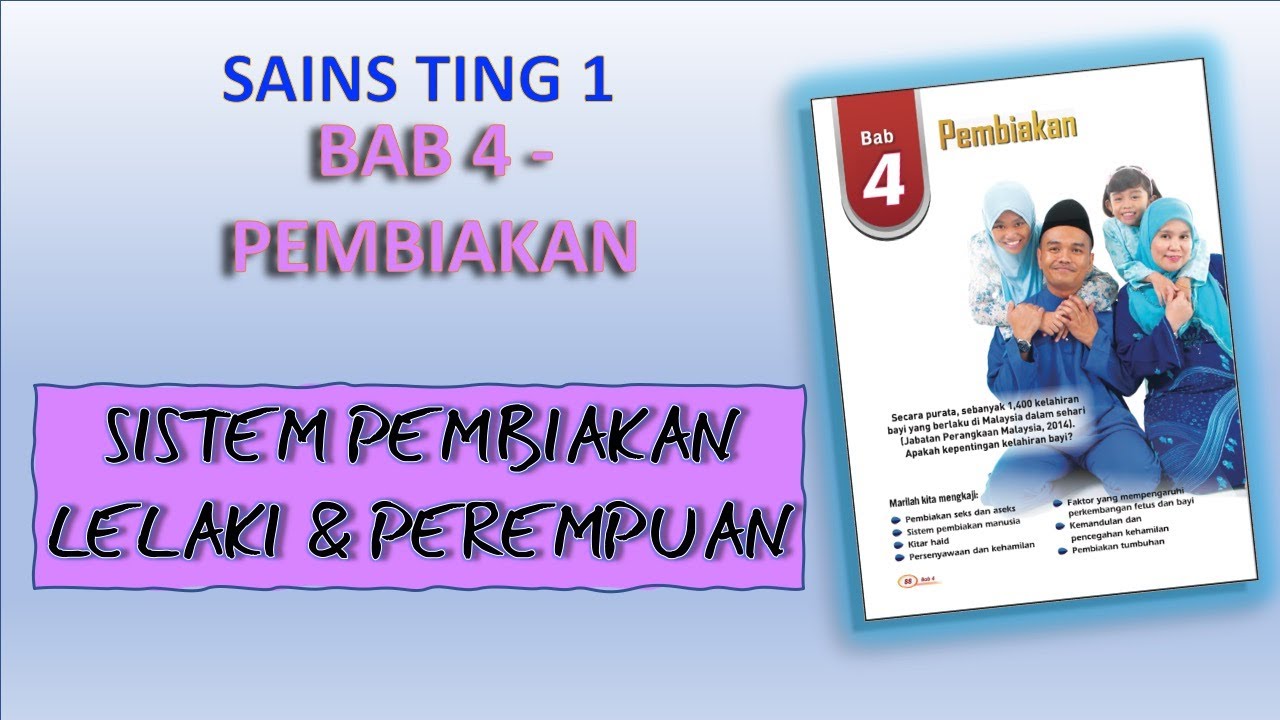 Sains Tingkatan 1 Bab 4 Pembiakan Manusia - Next Tingkatan