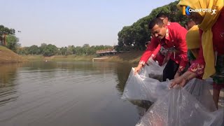 Warga Bebas Pancing Ikan Di Agro Wisata Cilangkap Demi Asupan Bergizi