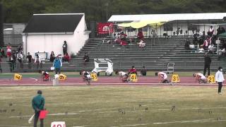 2014.4.20 地区記録会　200m　男子1組