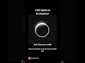 CSS Spinner Animation || #animation #css #threejs #coding #developer #cssanimation #spinner
