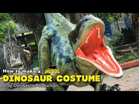 How to make a realistic dinosaur costume - 5 steps How to make a realistic dinosaur costume - 5 steps