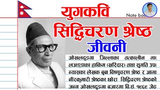 युगकवि सिद्धिचरण श्रेष्ठ । जीवनी । Siddhicharan Shrestha Biography