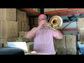 Review and demonstration of Wessex Tubas' Bb Valve Trombone PB901 by John Powell