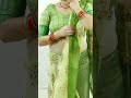 Cotton silk saree draping tutorial for beginners | Latest saree draping for today festival | Sari