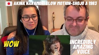 🇩🇰NielsensTv REACTS TO 🇯🇵Akina Nakamori Slow Motion-Shojo A 1983 - INCREDIBLY AMAZING VOICE💕👏