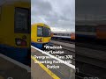 *windrush line*london overground class 378 departing forest hill station