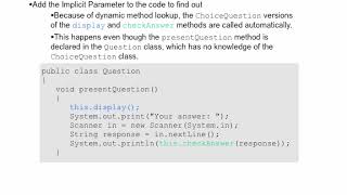 Java Concepts: Late Objects 3/e chapter 9 part 4