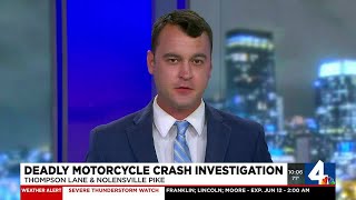 Deadly motorcycle crash investigation