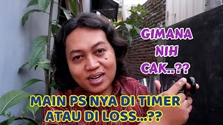 Main PS nya di timer [SLEEP REMOTE] ATAU LOSS. Main 1jam 15menit gimana ngitungnya..??