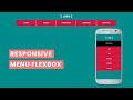 Simple Responsive Menu using Flexbox | Flexbox Tutorial